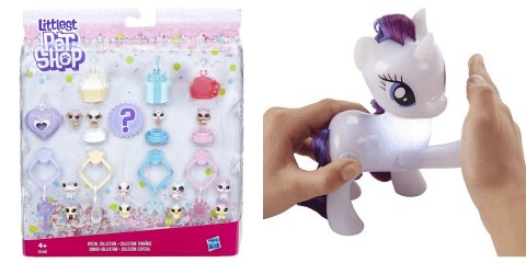 Hasbro Pakiet PROMOCJA Hasbro E0400+ MLP C0720 Lps Lukrowi Zestaw Zwier +My Little Pony Świecące kopytka