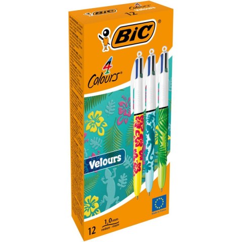 Bic Długopis Bic Velour 4 kolory 1,0mm (9672771)