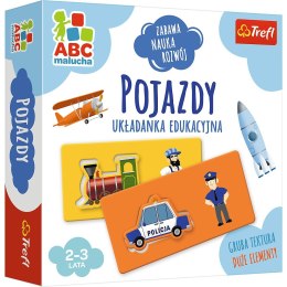 Trefl Gra edukacyjna Trefl Pojazdy z Serii ABC Malucha Pojazdy (01942)