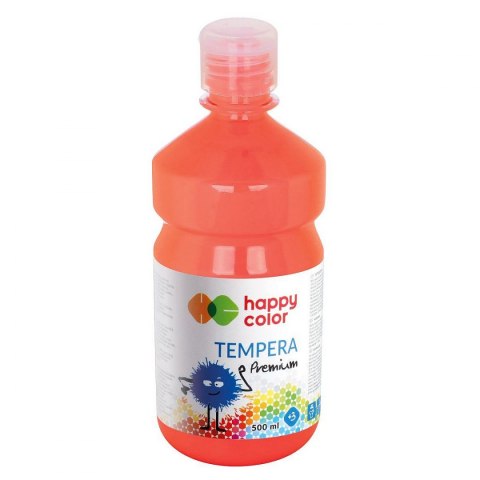 Happy Color Farba tempera Happy Color kolor: koralowy 500ml 1 kolor. (HA 3310 0500-40)