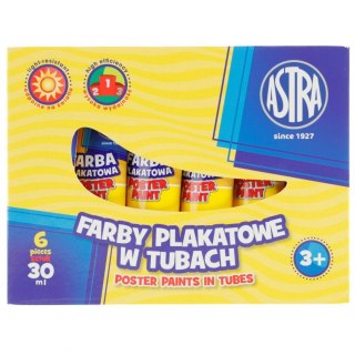 Astra Farby plakatowe Astra kolor: żółty 30ml 1 kolor.