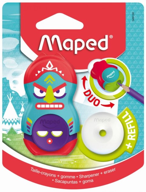 Maped Temperówko-gumka Maped LOOPY TOTEM (049130)