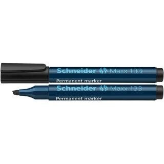 Schneider Marker permanentny Schneider Maxx 133, czarny 4,0mm ścięta końcówka (SR113301)