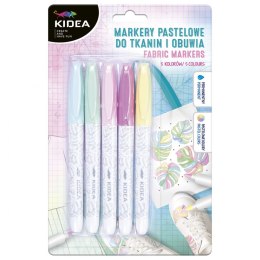 Kidea Marker specjalistyczny Kidea Pastel do tkanin, mix okrągła końcówka (MPOT5KA)