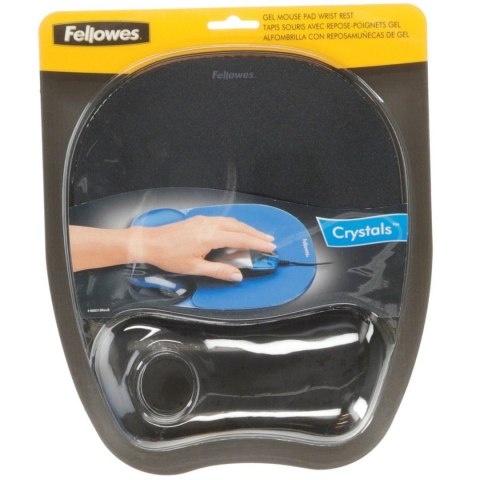 Fellowes Podkładka pod mysz Fellowes crystal czarny (9112101)