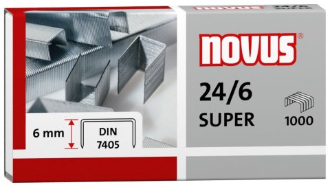 Novus Zszywki Novus 24/6 Super