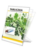 Panta Plast Tabliczka stojąca jednostronna Panta Plast 11 x 23 cm (0403-0007-00)