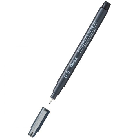 Pentel Cienkopis Pentel POINT, czarny 0,5mm 1kol. (S20P)