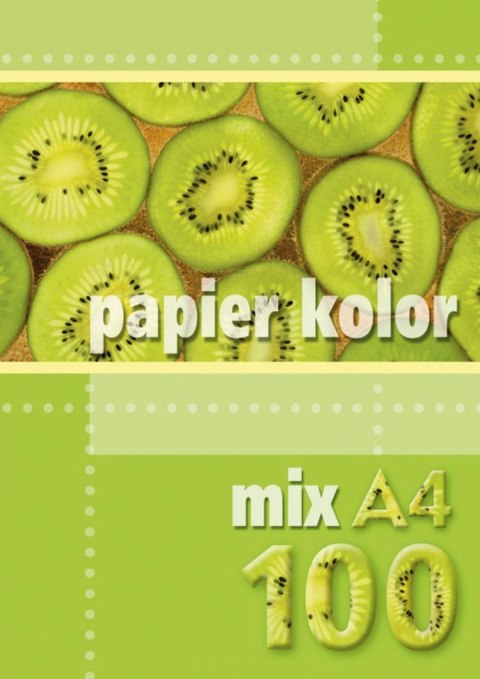 Kreska Papier kolorowy Kreska A4 mix 80g