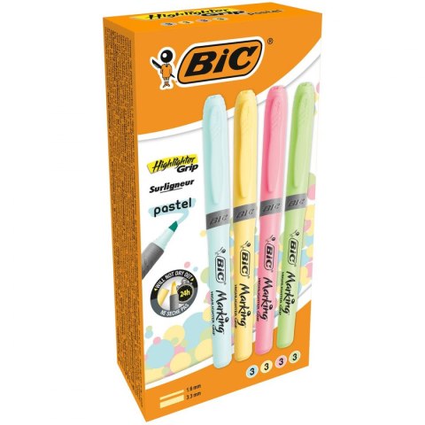 Bic Zakreślacz Bic, mix 1-6mm (504819)