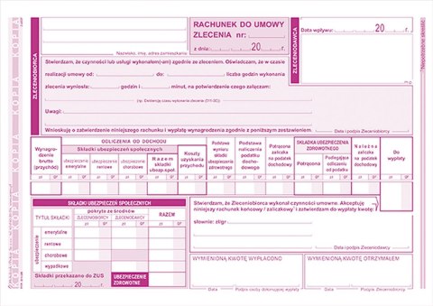 Michalczyk i Prokop Druk offsetowy Michalczyk i Prokop rachunek A5 50k. (511-3E)