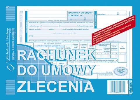 Michalczyk i Prokop Druk offsetowy Michalczyk i Prokop rachunek A5 50k. (511-3E)