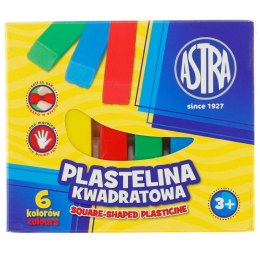 Astra Plastelina Astra 6 kol. kwadratowa mix (83811908)