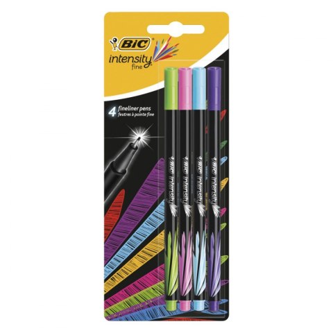 Bic Cienkopis Bic Intensity FINE, mix 0,4mm 4kol. (942076)