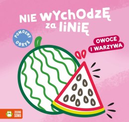 Zielona Sowa Książeczka edukacyjna Zielona Sowa Nie wychodzę za linię. Owoce i warzywa