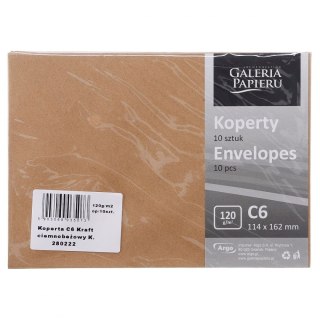 Galeria Papieru Koperta Galeria Papieru C6 beżowy [mm:] 114x162 (280222) 10 sztuk