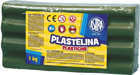 Astra Plastelina Astra 1 kol. zielony ciemny 1000g (303111019)