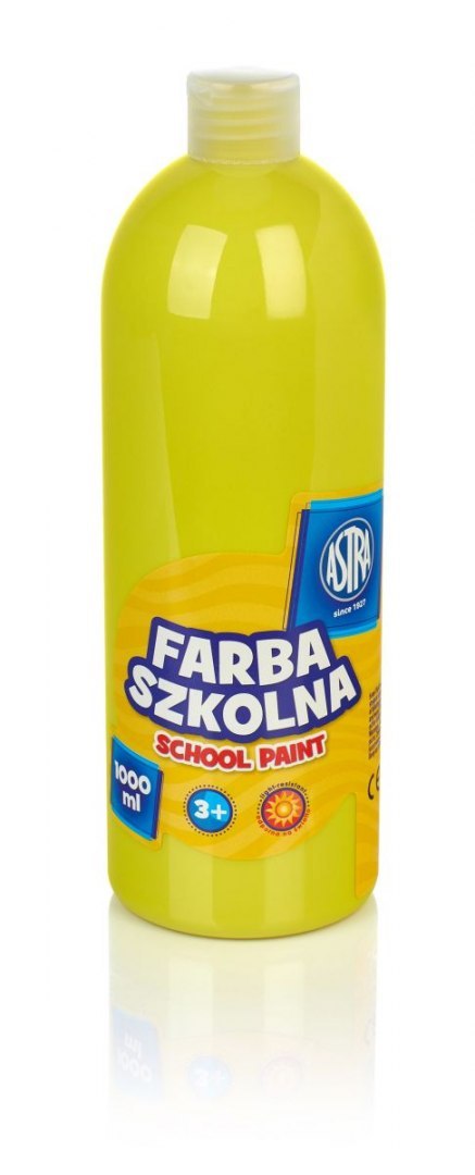 Astra Farby plakatowe Astra szkolne kolor: cytrynowy 1000ml 1 kolor.