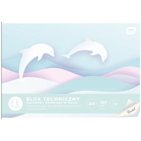 Interdruk Blok techniczny Interdruk bloki A4 mix 160g 10k (5902277294173)