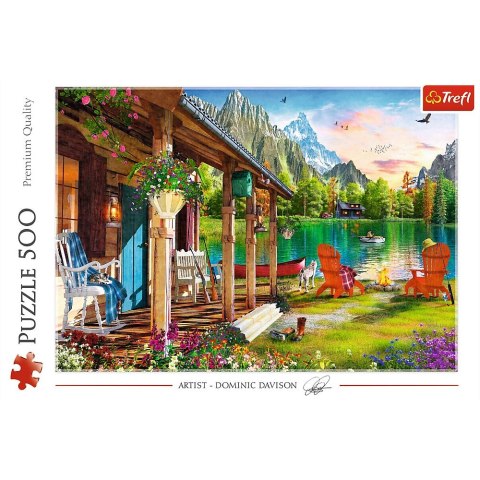 Trefl Puzzle Trefl Domek w górach 500 el. (37408)