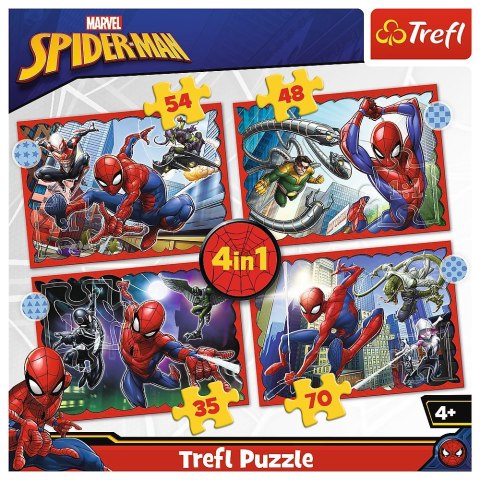 Trefl Puzzle Trefl Spider Man 4w1 el. (34384)