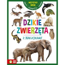 Zielona Sowa Książeczka edukacyjna Zielona Sowa Wszystko wiem! Dzikie zwierzęta