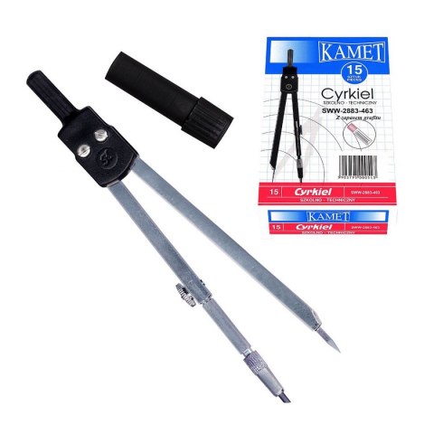 Kamet Cyrkiel Kamet + zapas grafitu PIK 2 el. (K-1015)