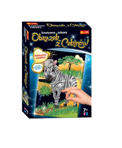 Ranok Creative Cekiny Ranok Creative CEKINOWY OBRAZEK ZEBRA mix (21983)