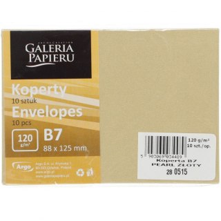 Galeria Papieru Koperta Galeria Papieru pearl złoty p B7 złoty (280515) 10 sztuk