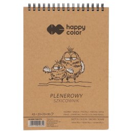 Happy Color Blok artystyczny Happy Color Happy Color szkicownik A5 80g 70k (HA 3808 1520-P70)