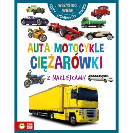 Zielona Sowa Książeczka edukacyjna Zielona Sowa Wszystko wiem! Auta, motocykle, ciężarówki