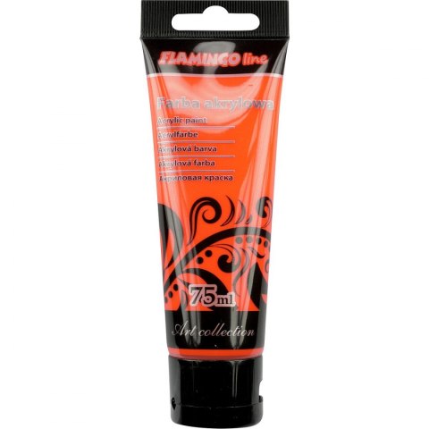 Flamingo Line Farba akrylowa Flamingo Line Fluo kolor: pomarańczowy 75ml (103)