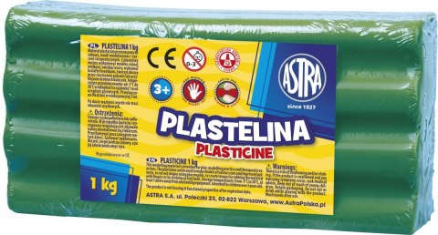 Astra Plastelina Astra 1 kol. zielona 1000g