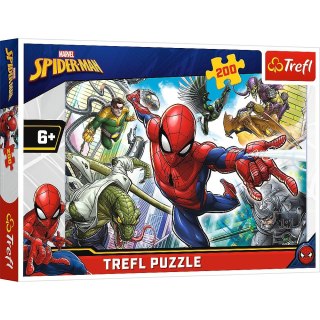 Trefl Puzzle Trefl Spiderman urodzony bohater 200 200 el. (13235)