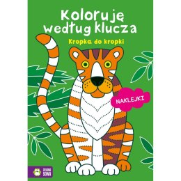 Zielona Sowa Książeczka edukacyjna Zielona Sowa Koloruję według klucza. Kropka do kropki