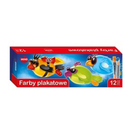 Mona Farby plakatowe Mona kolor: mix 20ml 12 kolor.