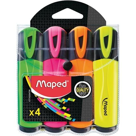 Maped Zakreślacz Maped fluo peps niebieski, mix 1,0-5,0mm (742547)