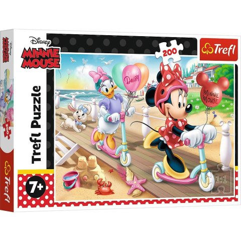 Trefl Puzzle Trefl Minie na Plaży 200 el. (13262)