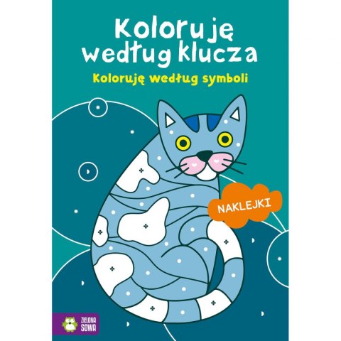 Zielona Sowa Książeczka edukacyjna Zielona Sowa Koloruję według klucza. Koloruję według symboli