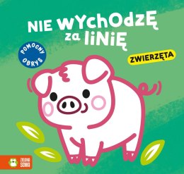 Zielona Sowa Książeczka edukacyjna Zielona Sowa Nie wychodzę za linię. Zwierzęta