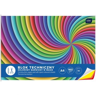 Interdruk Blok techniczny Interdruk bloki A4 biały 160g 10k (BLTK)