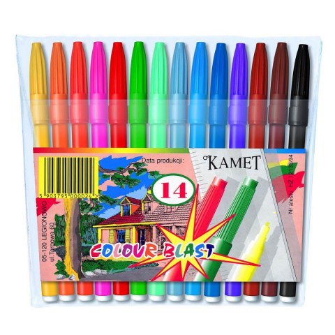 Kamet Flamaster Kamet BLAST 14 kol. (K-1081)