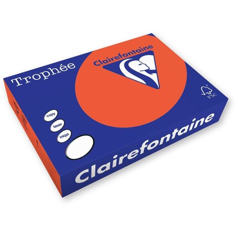 Trophee Papier kolorowy Trophee A3 czerwony 80g [mm:] 297x420 (xca31883)