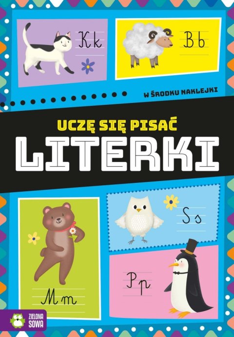 Zielona Sowa Książeczka edukacyjna Zielona Sowa Uczę się pisać. Literki