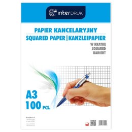 Interdruk Papier kancelaryjny Interdruk A3 krata [mm:] 297x420 (PAKA100)