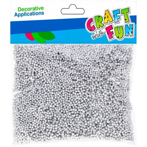 Craft With Fun Ozdoba styropianowa Craft With Fun Srebrne kulki styropianowe (501464) Craft With Fun Ozdoba styropianowa Craft With Fun Srebrne kulki styropianowe (501464)
