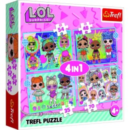 Trefl Puzzle Trefl 4w1 el. (34613)