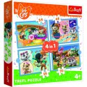 Trefl Puzzle Trefl 4w1 el. (34612)