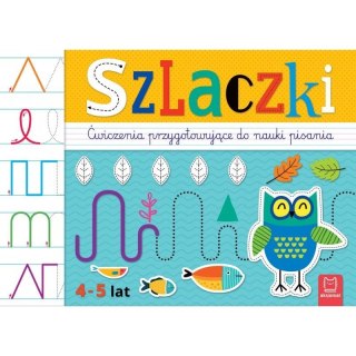 Aksjomat Książeczka edukacyjna Aksjomat Szlaczki. Ćwiczenia przygotowujące do nauki pisania 4-5 lat