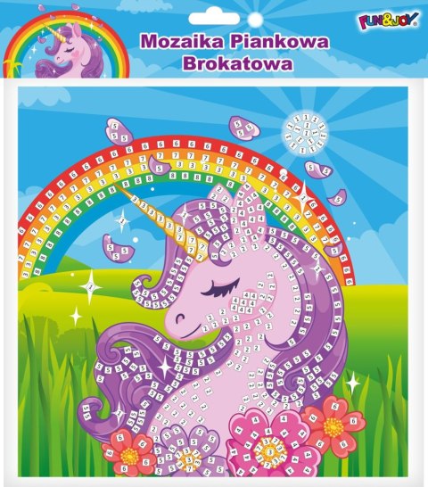 Fun&Joy Mozaika Fun&Joy Glitter UNICORN (FJSR2202-5)